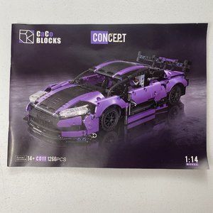 Caco Building Blocks Technical Aston Martin GT3 Sports Car Ratio 1:14 - NEW